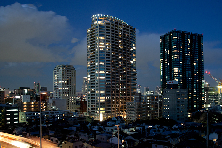 外観夜景｜パークコート麻布十番ザタワー