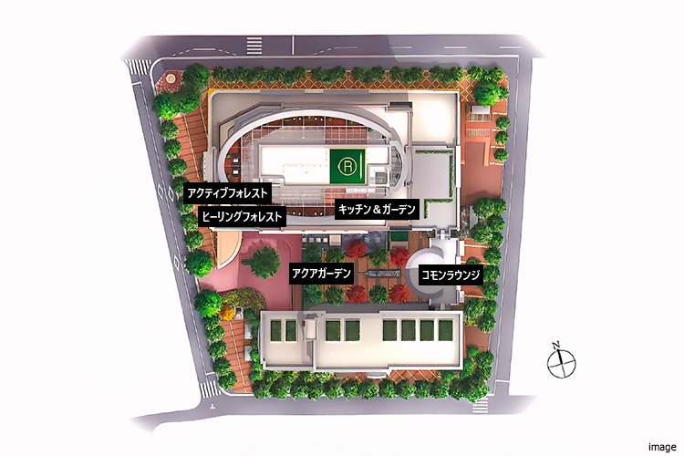 ランドスケープ｜パークコート麻布十番ザタワー